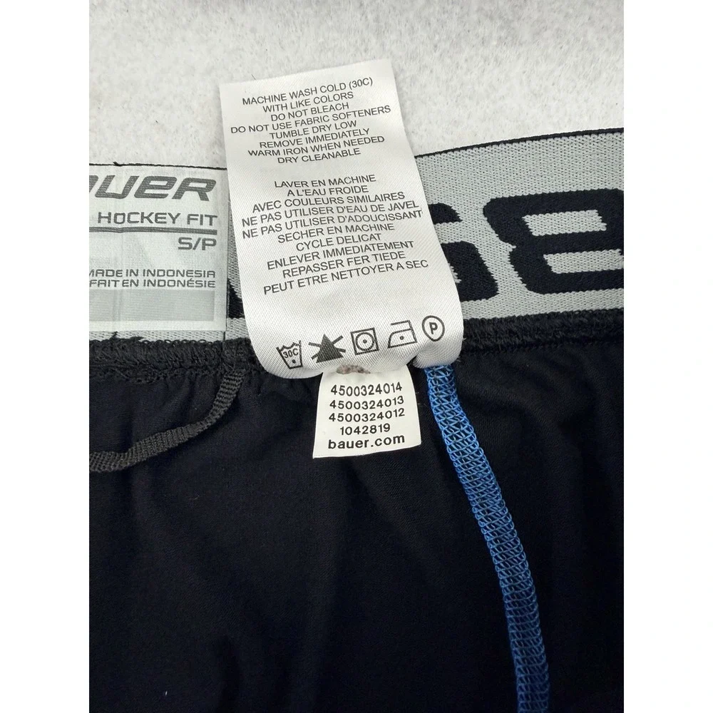 Bauer Compression Pants Hockey Fit Men's Size Small Black 29